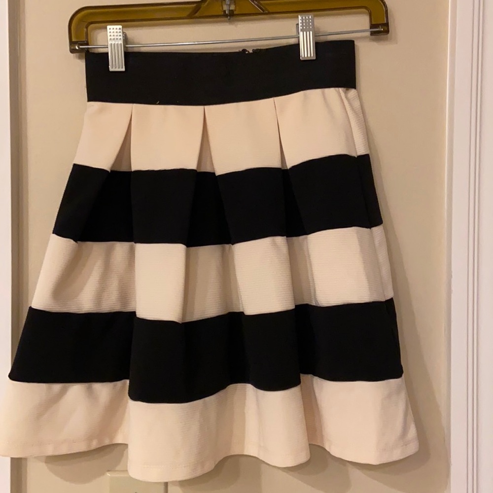 Black and white skirt